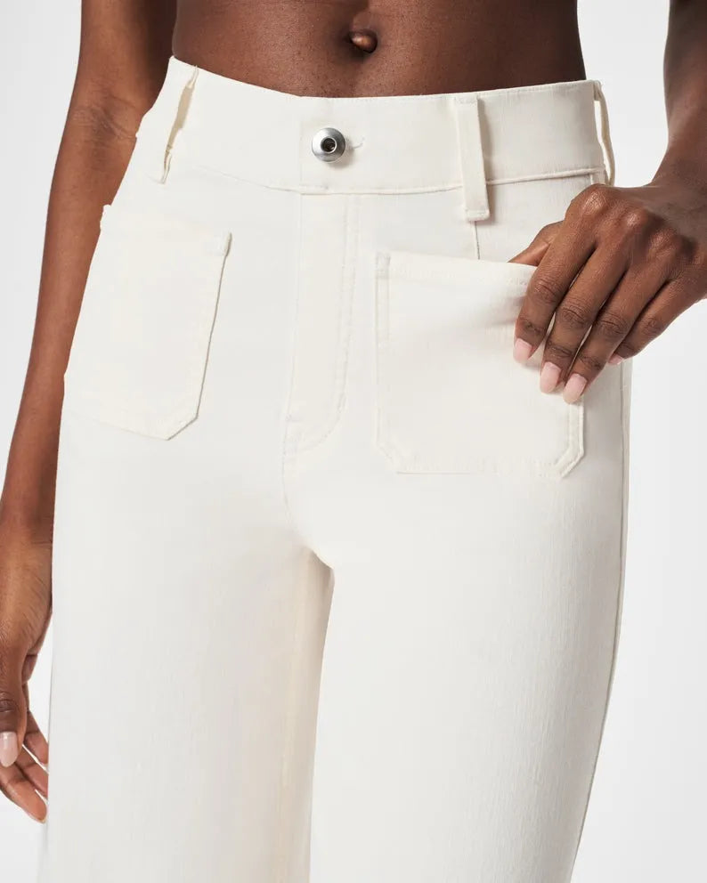 Bellia | Sculpting Cropped Wide-Leg Jeans