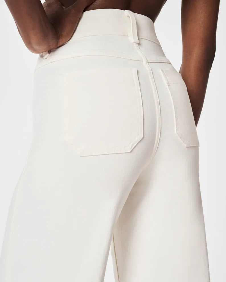 Bellia | Sculpting Cropped Wide-Leg Jeans