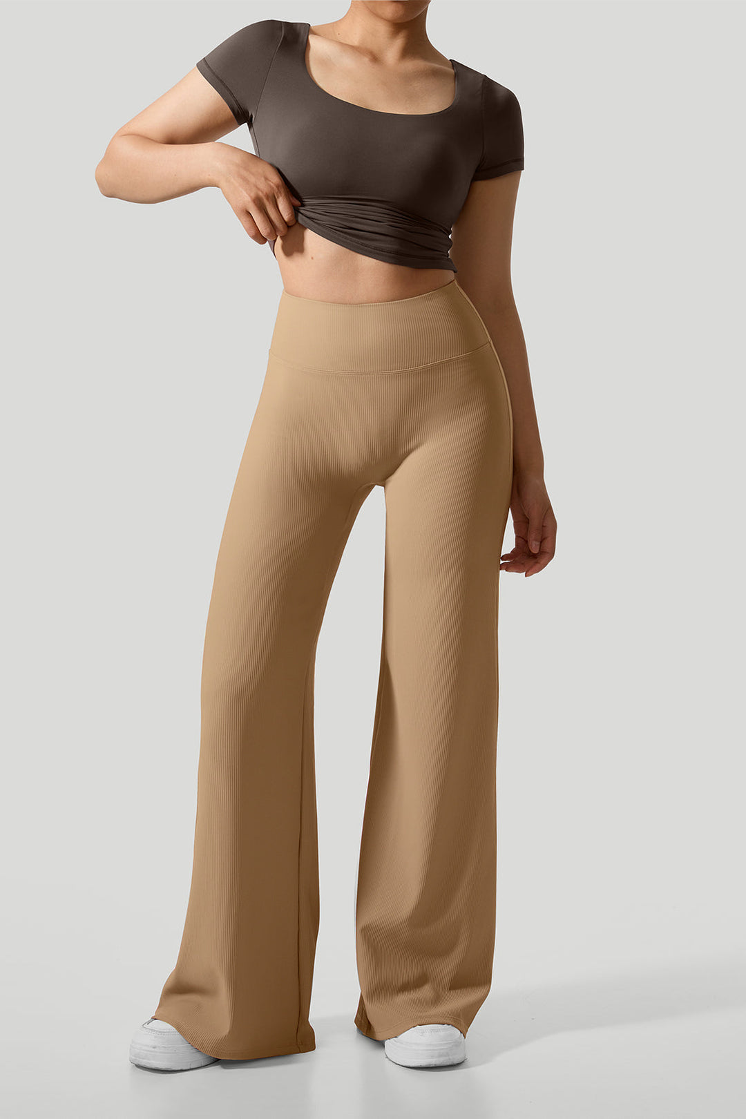 Cirus | Ribbed Wide Leg Pants