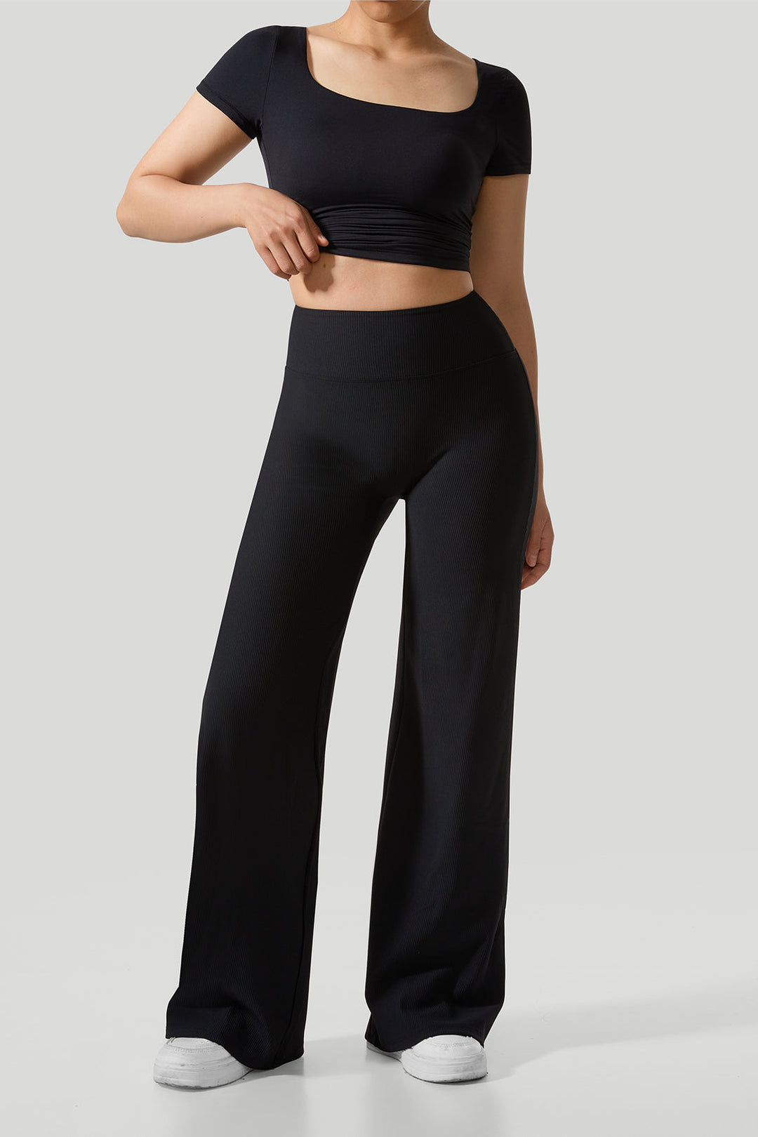 Cirus | Ribbed Wide Leg Pants