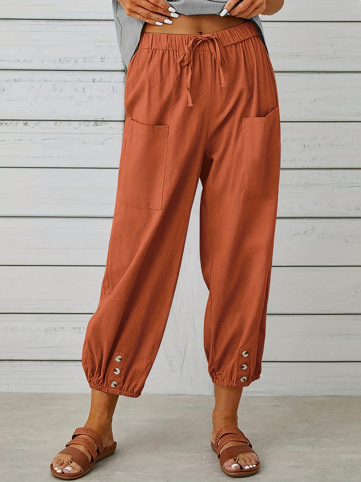 Bella | Wide Leg Capri Pants