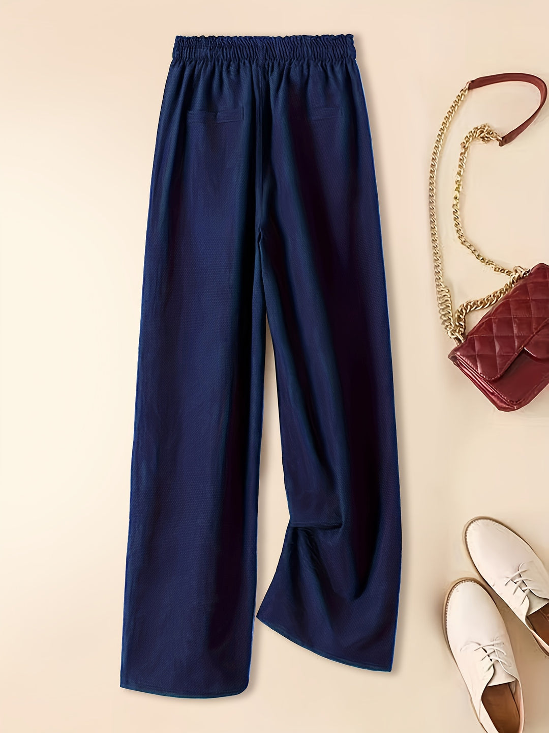 Amelia | Drawstring Wide Leg Pants