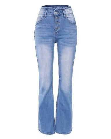 Tiala | Vintage High Waisted Flare Jeans