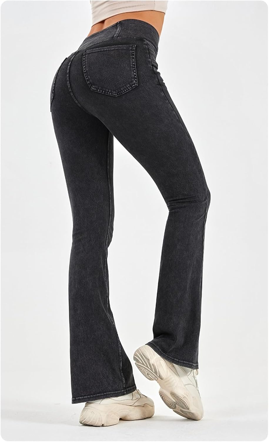 Laura | Sculpting Crossover Flare Jeans