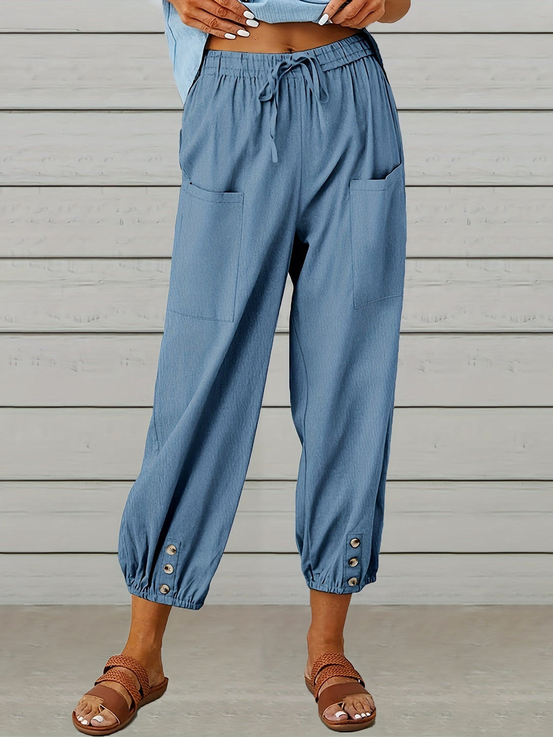 Bella | Wide Leg Capri Pants