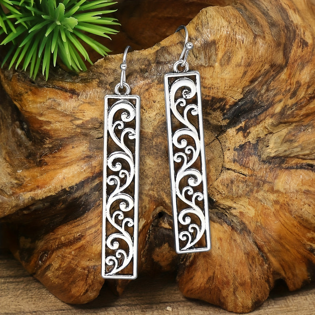 Aria | 16-Pair Ethnic Carved Dangle Earring Set