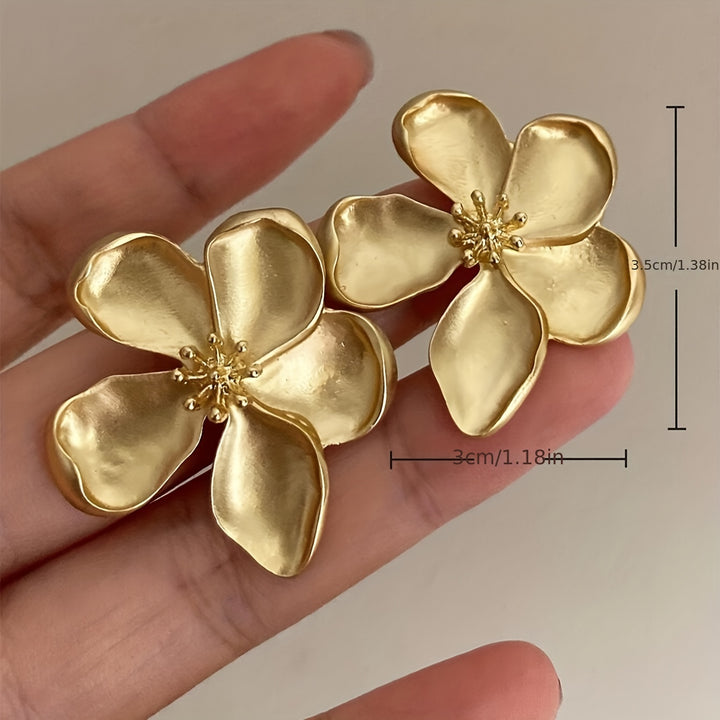 Celeste | Bold Flower Stud Earrings