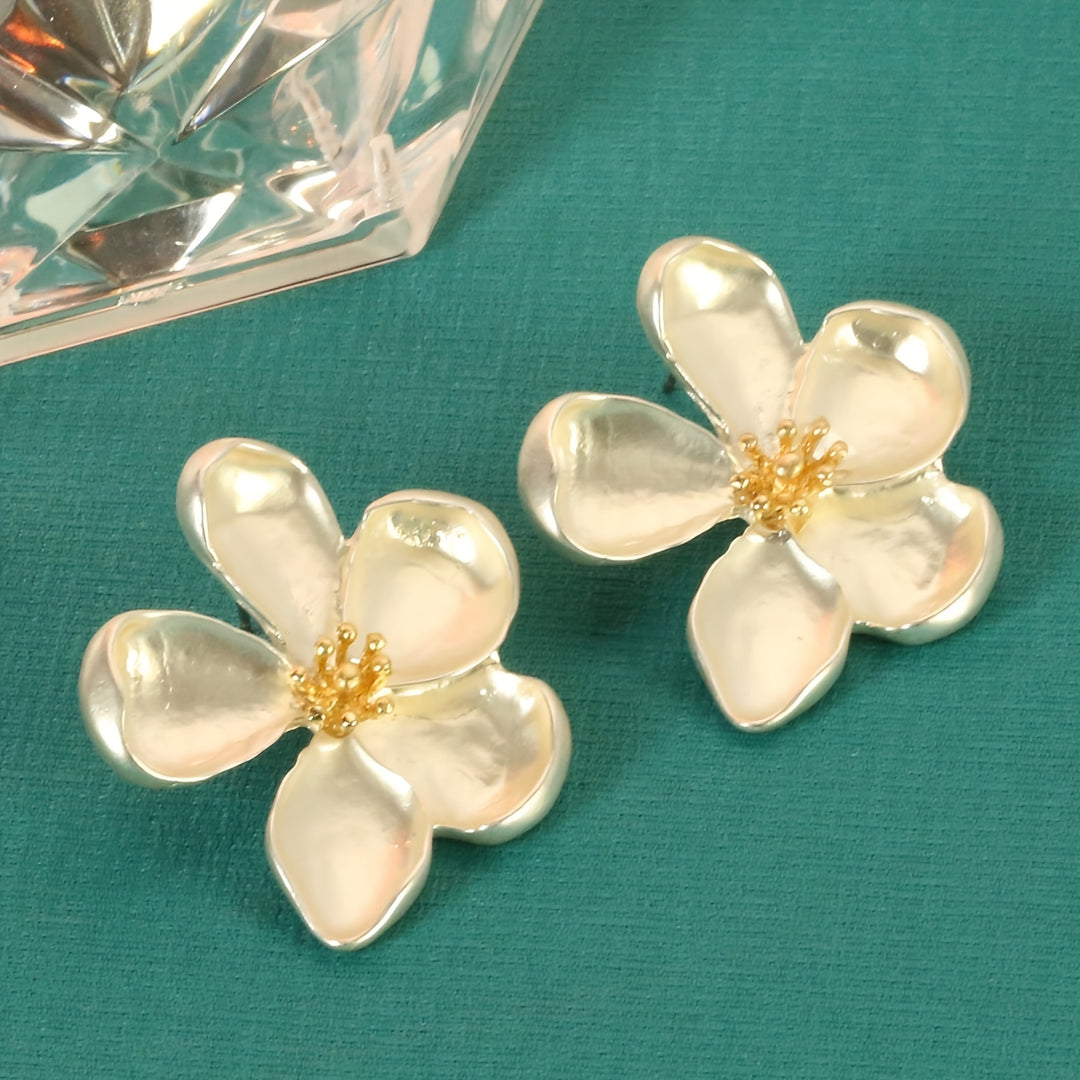 Celeste | Bold Flower Stud Earrings