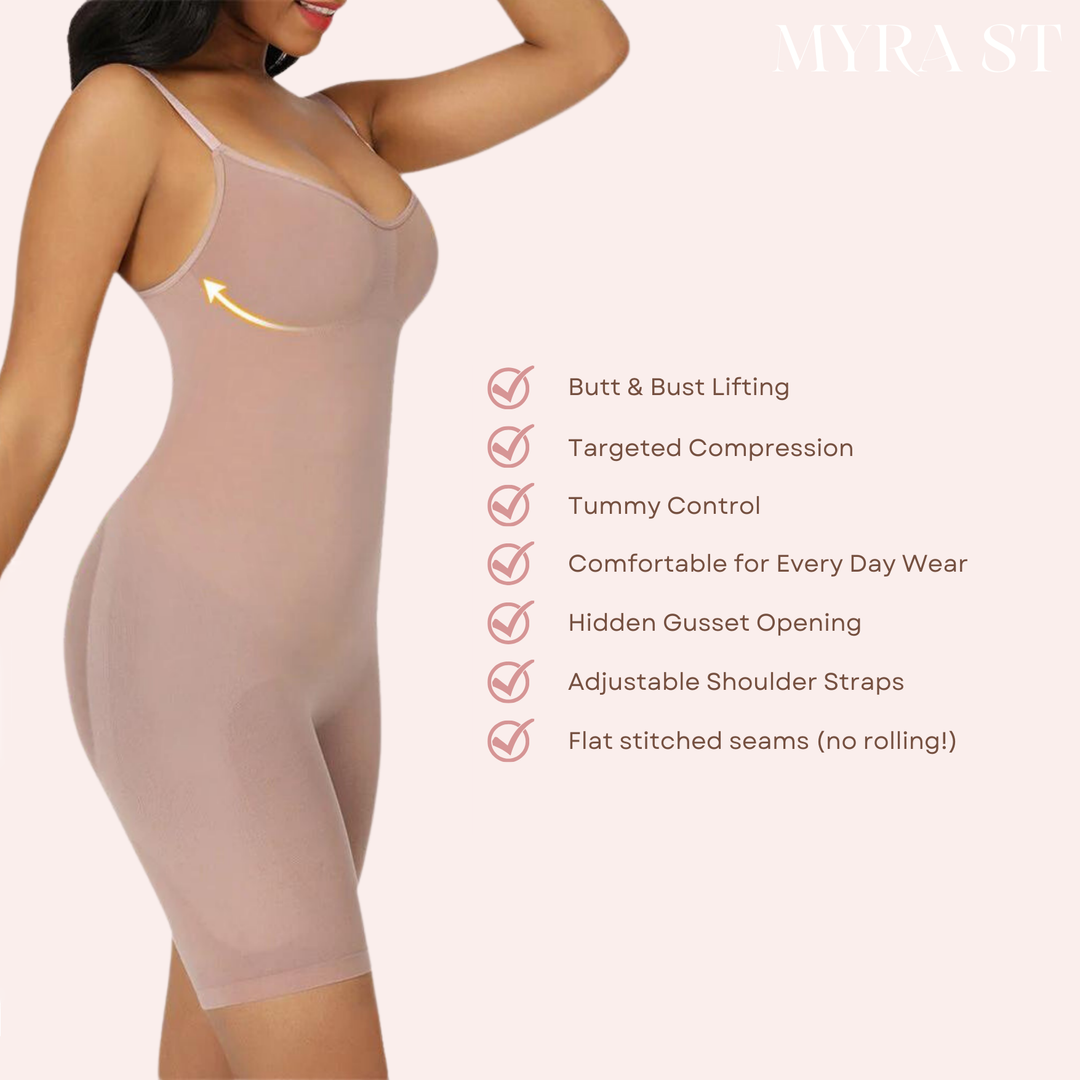 Auri | Sculpting Mid-Thigh Bodysuit – BUY 1 GET 1 FREE