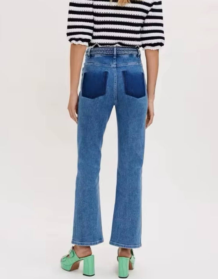 Zadi | Braided Kick Flare Jeans