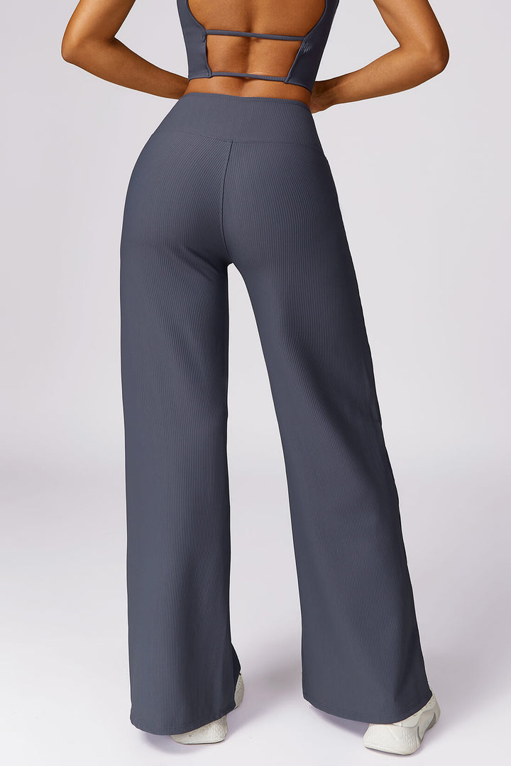 Cirus | Ribbed Wide Leg Pants