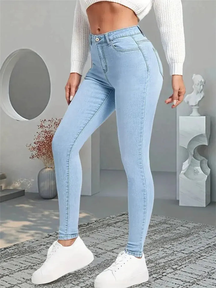 Franchesca | Ultra Stretch High Waisted Skinny Jeans