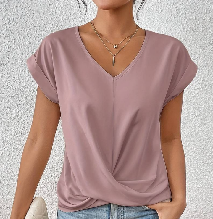 Sam | V-Neck Belly Covering Top (Buy 1 Get 1 Free)