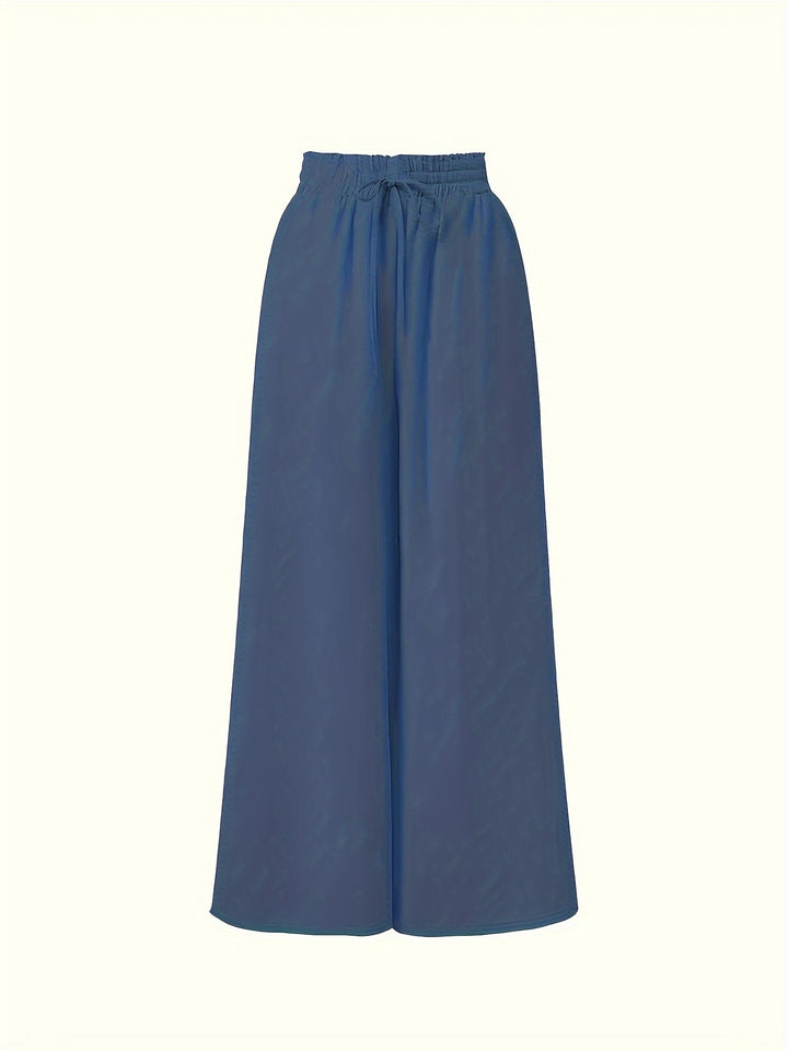 Luna | Tied Waist Wide Leg Pants