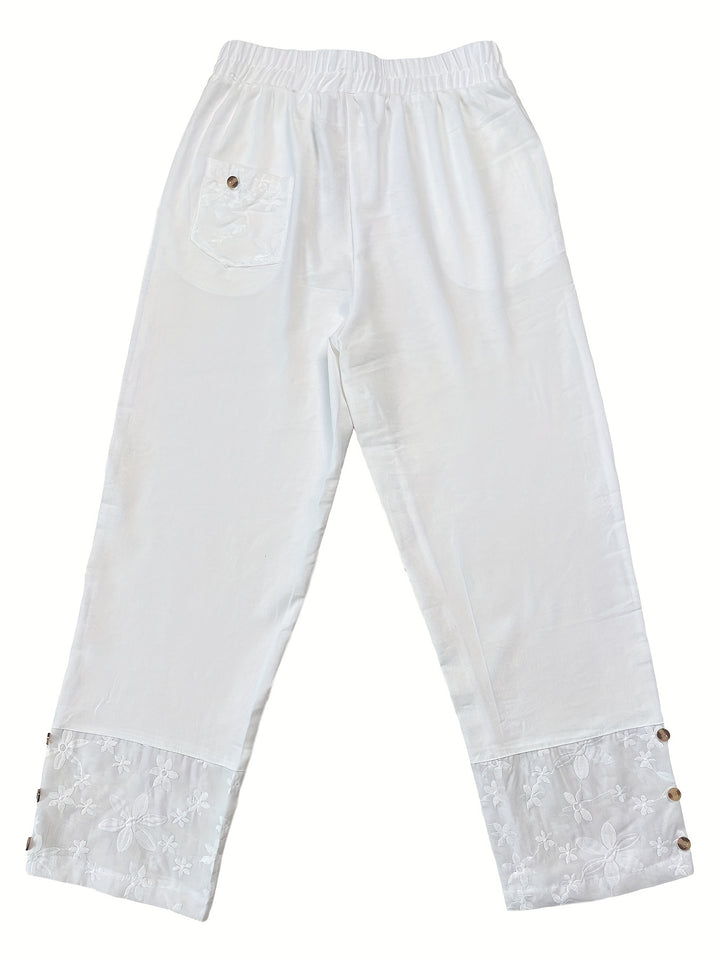 Olivia | Lace Pocket Pants