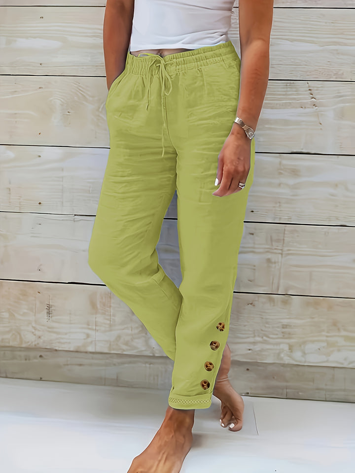 Grace | Drawstring Cotton Pants