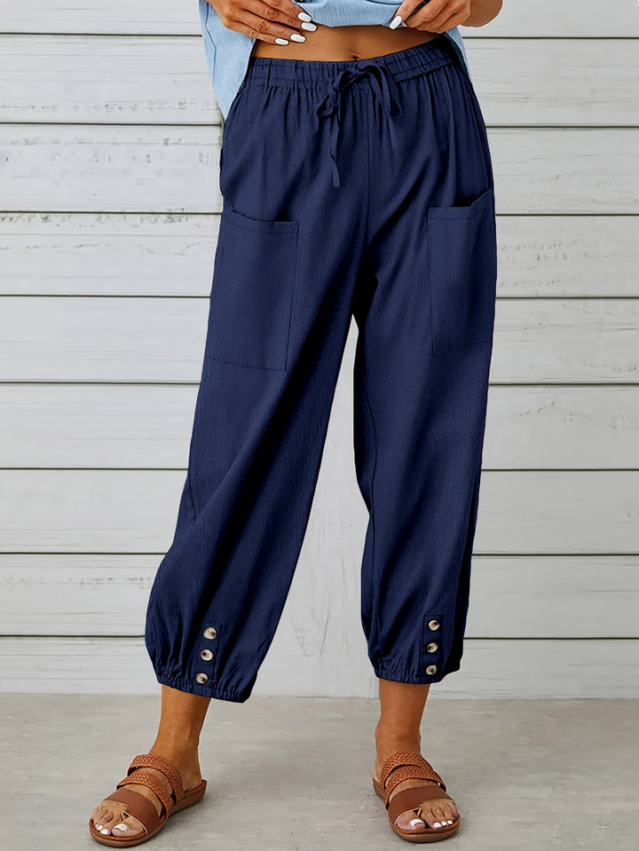 Bella | Wide Leg Capri Pants