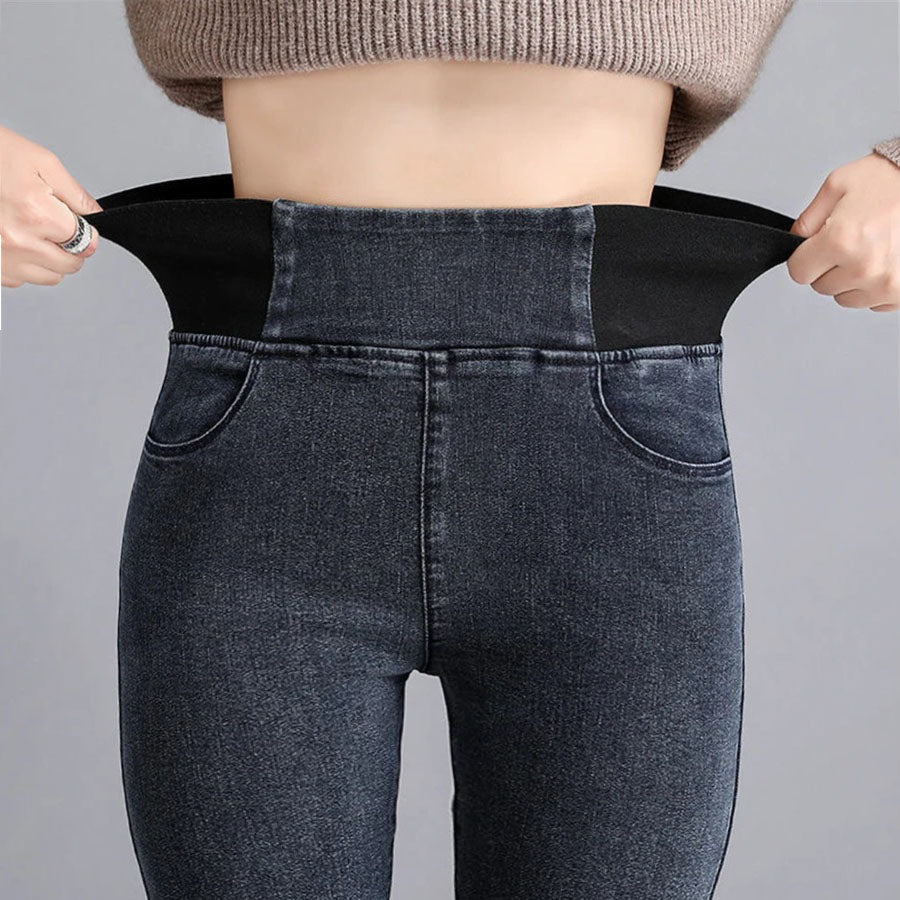 Daniella | Elasticated Ultra Stretch High Waisted Skinny Jeans