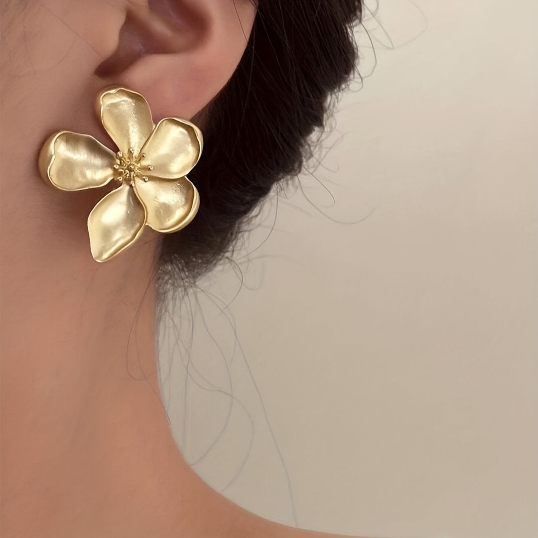 Celeste | Bold Flower Stud Earrings