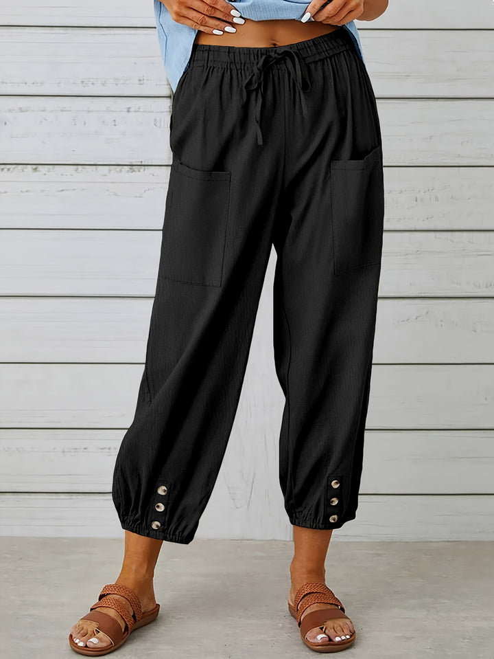 Bella | Wide Leg Capri Pants