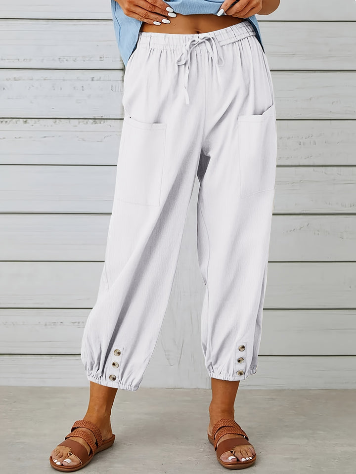 Bella | Wide Leg Capri Pants