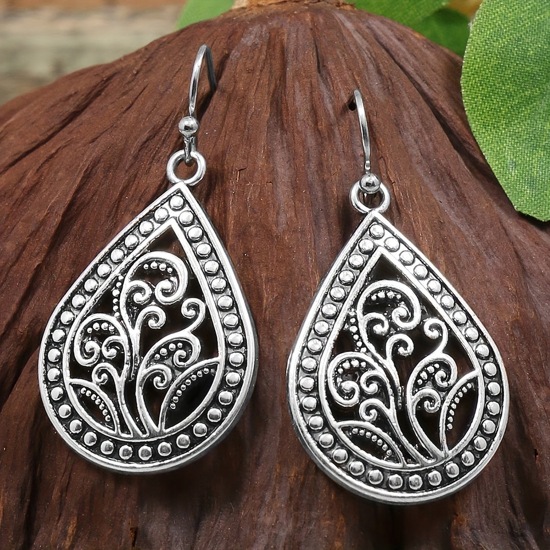 Aria | 16-Pair Ethnic Carved Dangle Earring Set