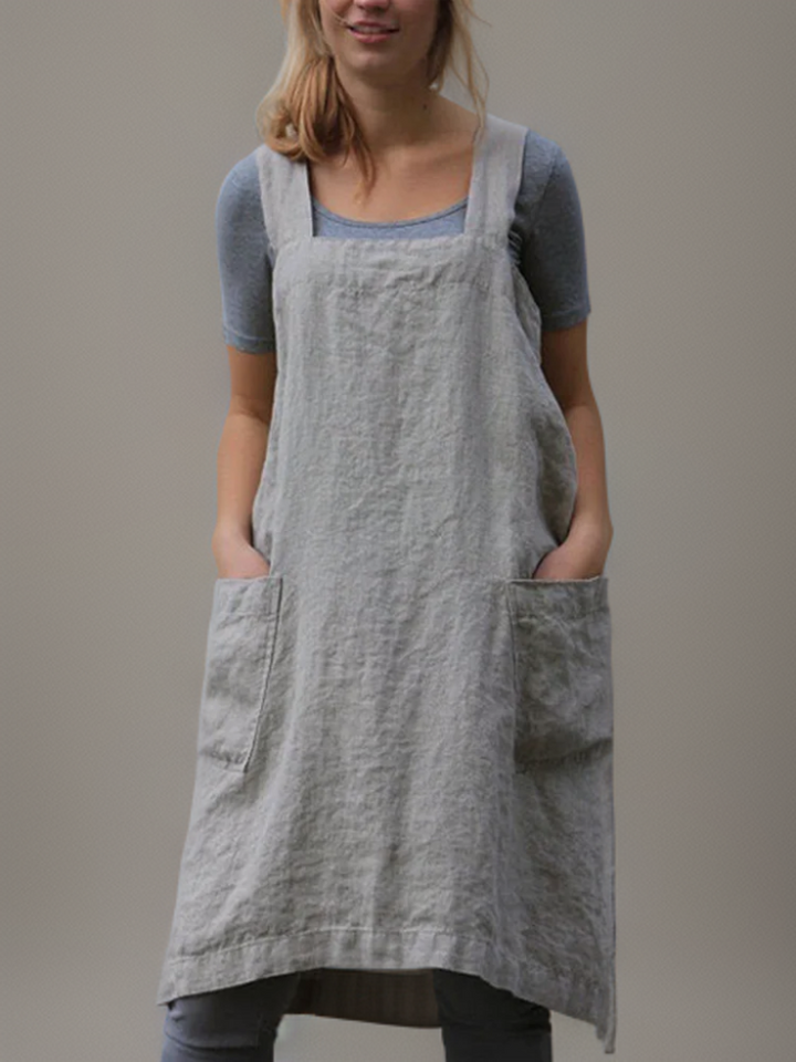 Andy | Simple Apron with Cross Back Straps