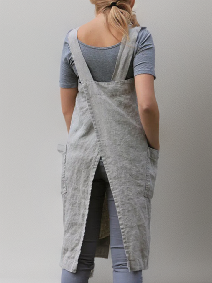 Andy | Simple Apron with Cross Back Straps