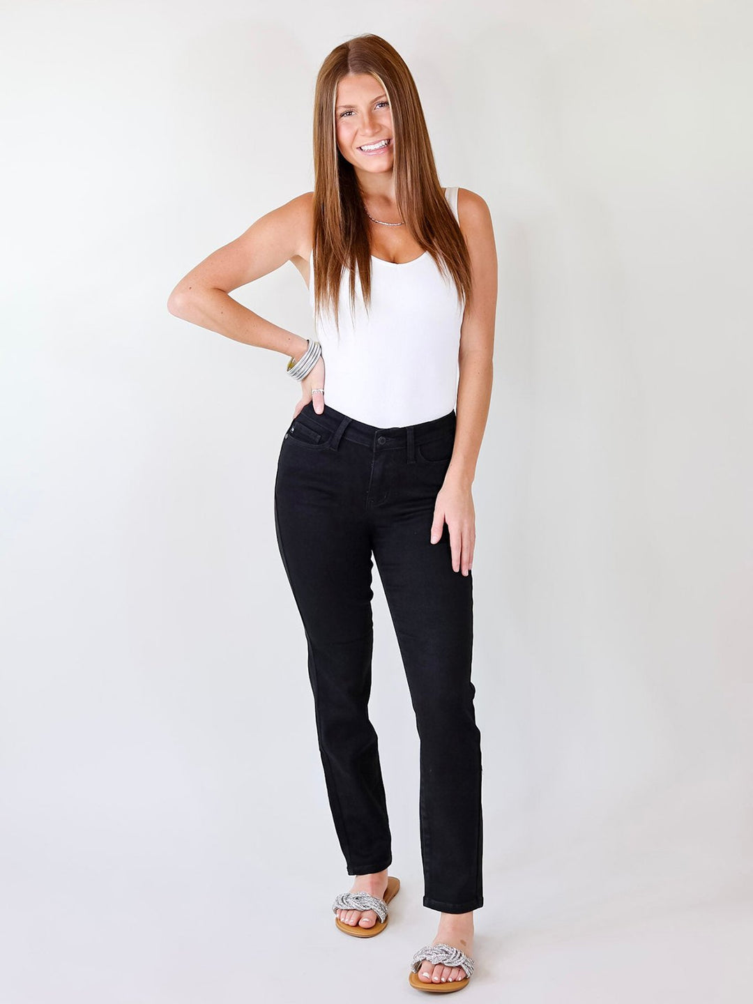 Alara | Ultra Stretch Straight Leg Jeans